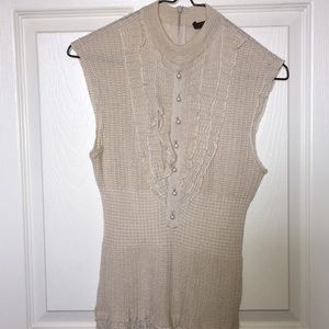 Louis Vuitton cashmere and silk sleeveless blouse